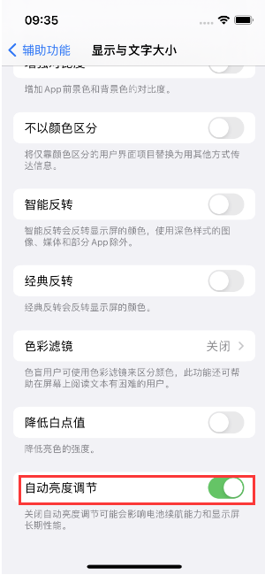 水满乡苹果15维修店分享iPhone 15 Pro系列屏幕亮度 