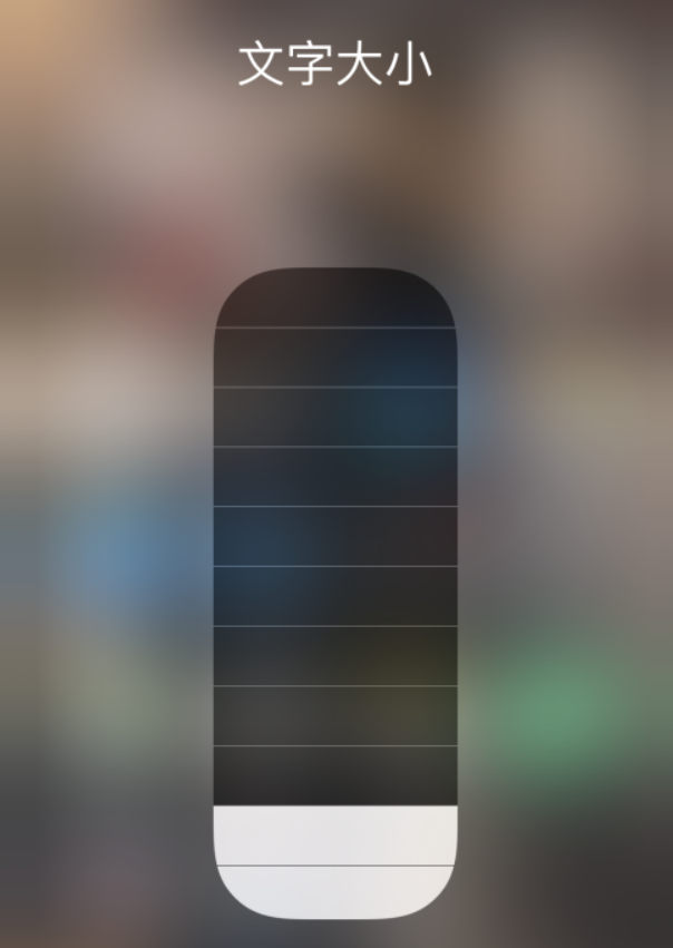 水满乡苹果手机维修分享小技巧：在 iPhone 控制中心快速调节字体大小 